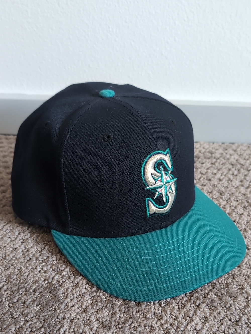 New Era 59Fifty Seattle Mariners Men's Fitted Hat Size 7 5/8